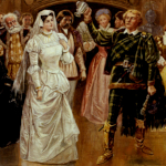 Lochinvar Painting by J. Carey based on the poem 'Lochinvar' by Sir Walter Scott